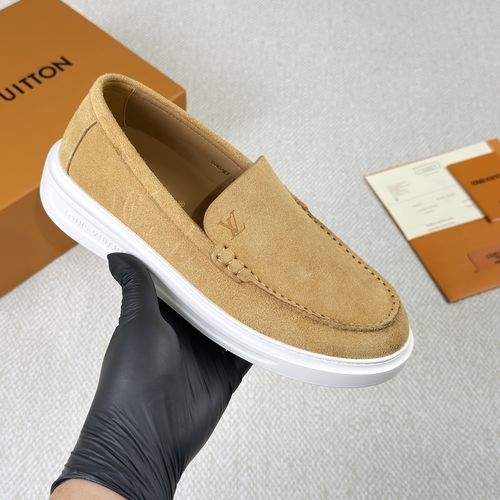 Louis Vuitton LV Suede Cowhide Shoes With Ultra-light Sole