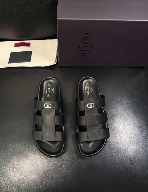 Valentino Genuine Leather Soft Slippers