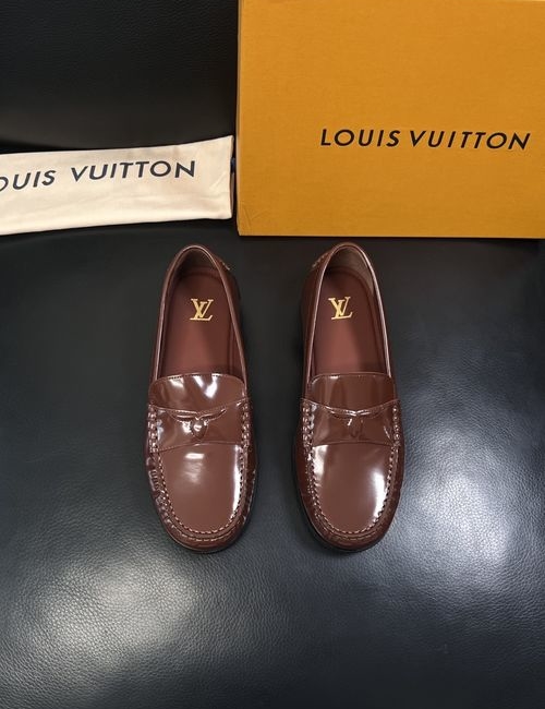 Louis Vuitton LV Premium Cowhide Shoes With Original Outsole