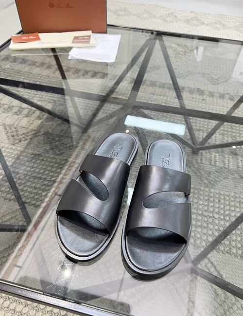 Loro Piana LP Cowhide Upper Casual Comfortable Slippers