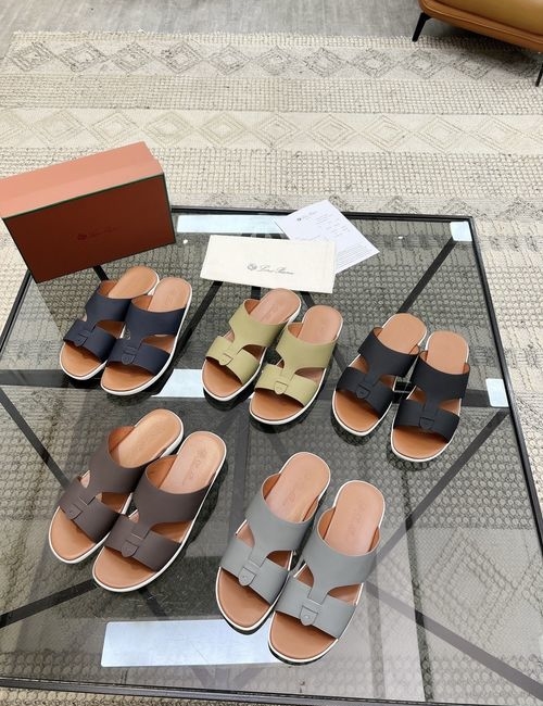 Brunello Cucinelli BC Cross-strap Cowhide Sandals Slides