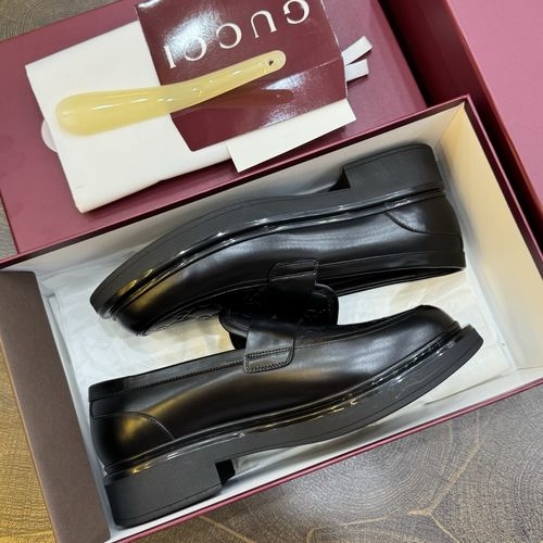 Gucci Premium Leather Business Dress Shoes