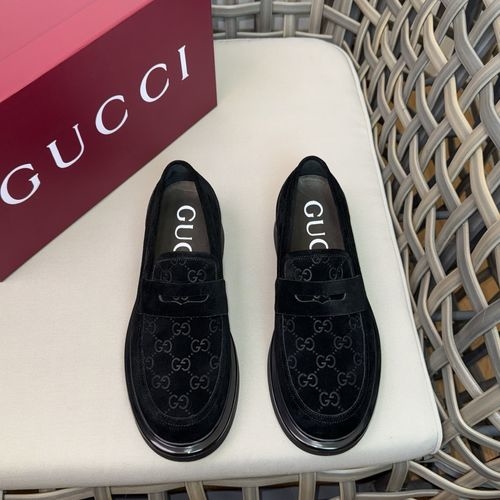 Gucci Premium Leather Business Dress Shoes