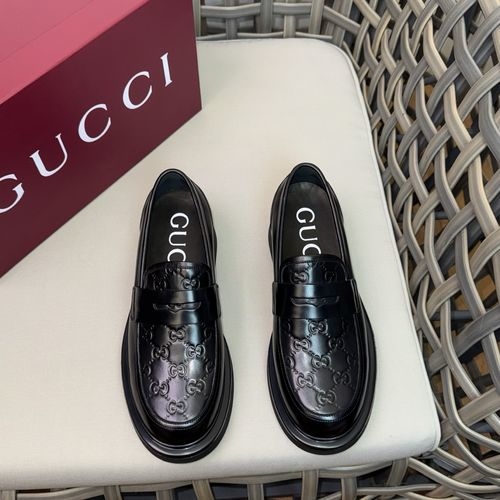 Gucci Premium Leather Business Dress Shoes