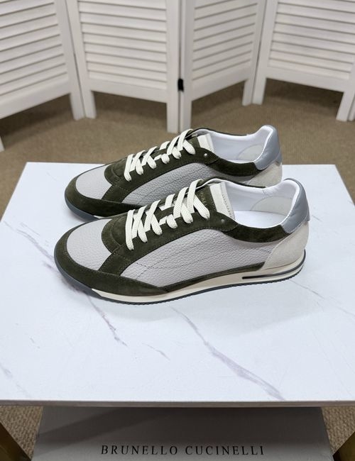 Brunello Cucinelli BC Premium Leather Casual Comfortable Shoes