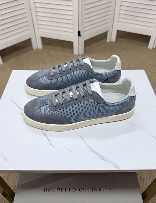 Brunello Cucinelli BC Premium Leather Casual Comfortable Shoes