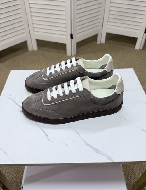 Brunello Cucinelli BC Premium Leather Casual Comfortable Shoes