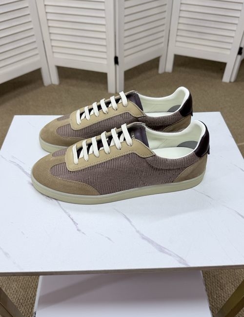 Brunello Cucinelli BC Premium Leather Casual Comfortable Shoes
