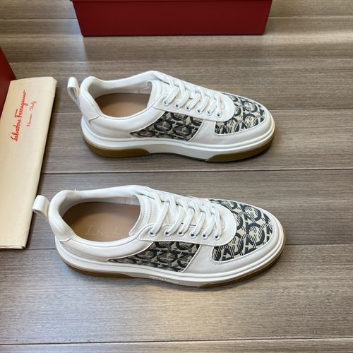 Ferragamo Premium Nappa Leather Casual Shoes