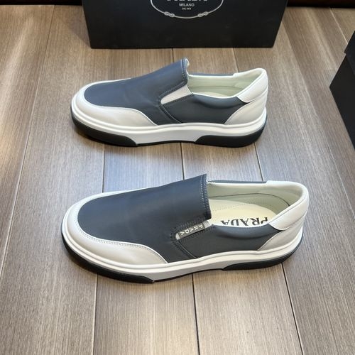Prada Nappa Leather Casual Durable Shoes