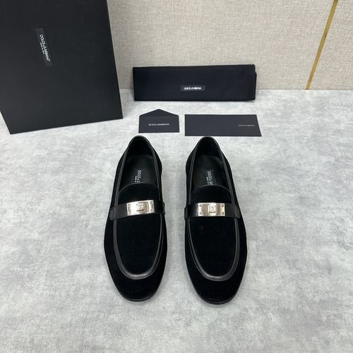 Dolce & Gabbana DG Ariosto Loafers With Leather Outsole