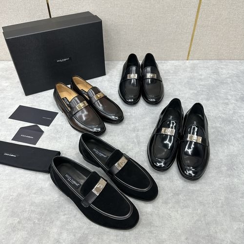 Dolce & Gabbana DG Ariosto Loafers With Leather Outsole