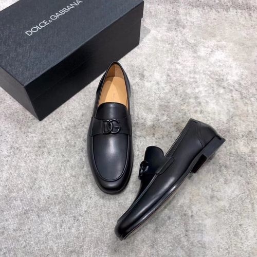 Dolce & Gabbana DG Cowhide Casual Leather Shoes