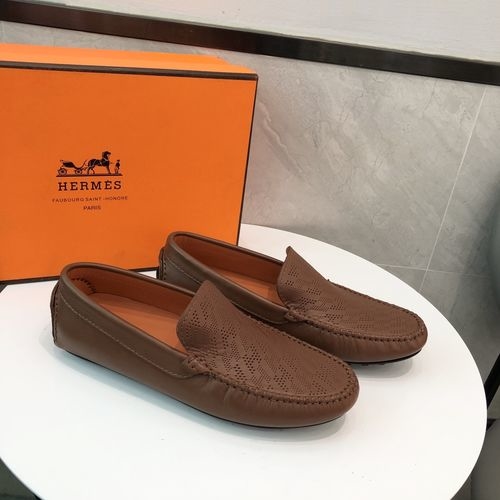 Hermes Alessandro Series Loafers Premium Cowhide Upper