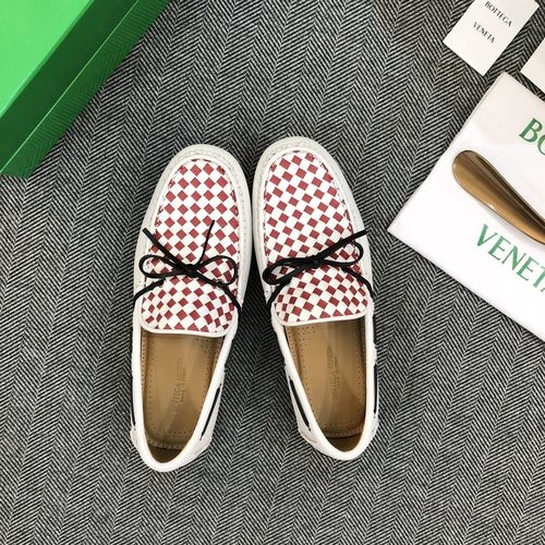 Bottega Veneta BV Cowhide Loafers With Full Packaging