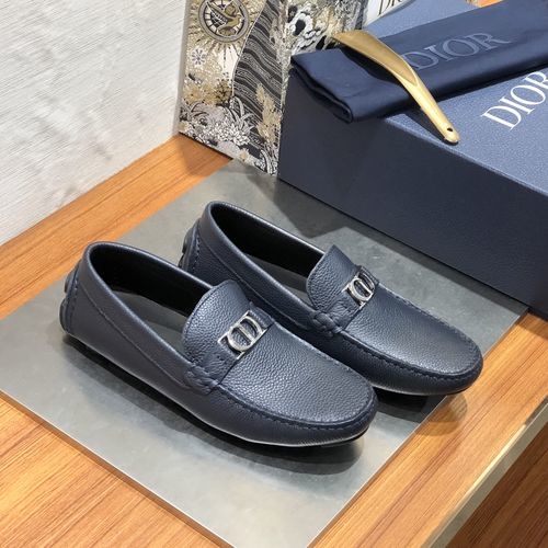 Christian Dior CD Premium Leather Casual Loafers