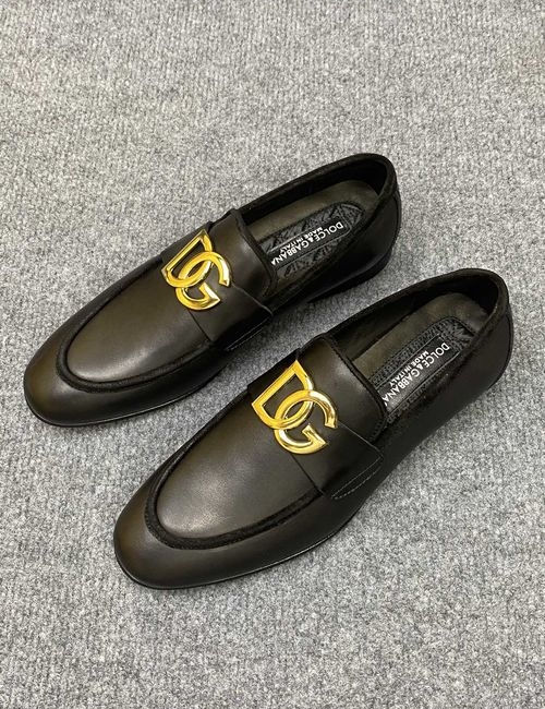 Dolce & Gabbana DG Leather Shoes Genuine Leather Upper Leather Lining Leather Sole