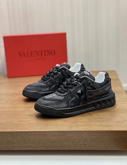 Valentino Low-top Sneakers With Semi-matte Oversized Studs