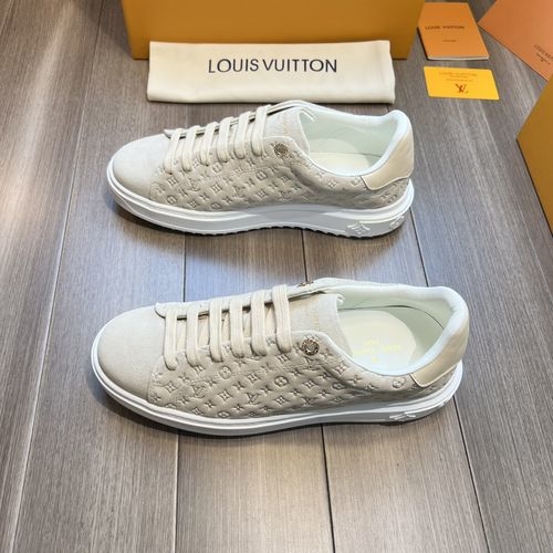 Louis Vuitton LV Premium Suede Leather Casual Sneakers