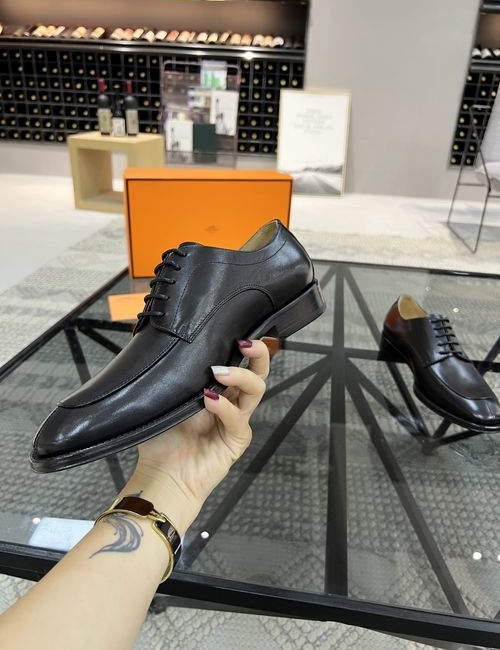 Hermes Formal Leather Shoes Premium Quality