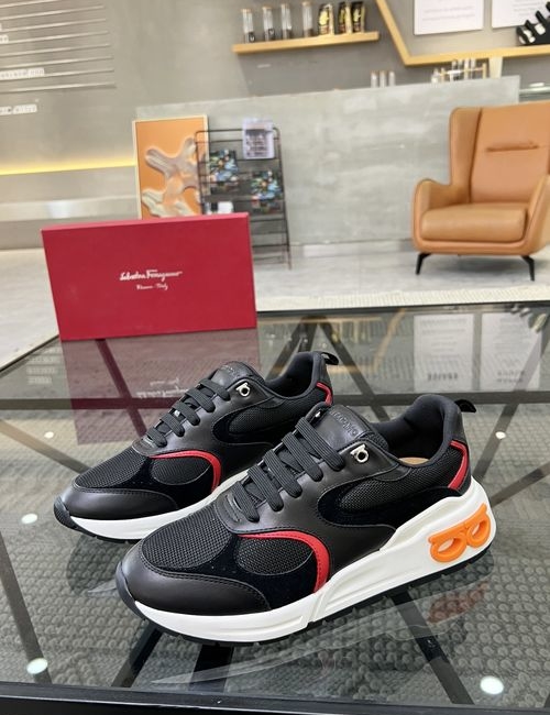 Ferragamo Leather Casual Comfortable Versatile Shoes
