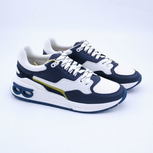 Ferragamo Cowhide Mesh Casual Comfort Sneakers