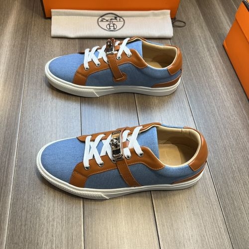 Hermes Premium Leather Casual Shoes