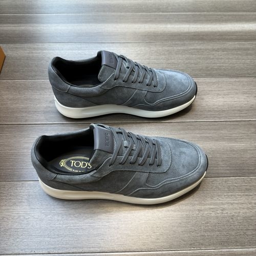 Tods Premium Casual Sneakers With Suede Upper