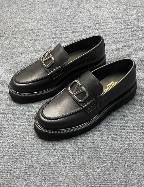 Valentino Cowhide Loafers With Original Soles