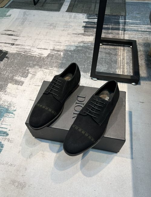 Christian Dior CD Calfskin Leather Shoes With Genuine Sole