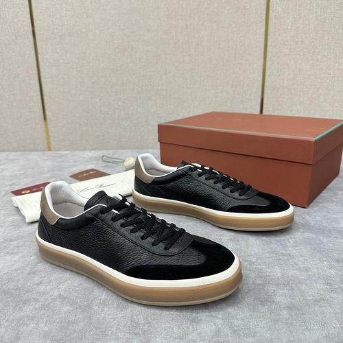 Loro Piana LP Leather Casual Sneakers Comfortable Easy To Match