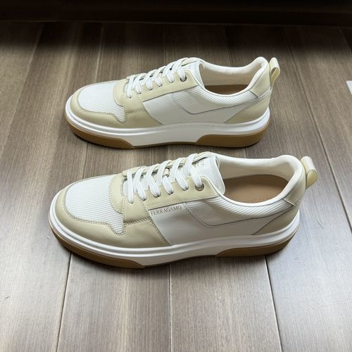 Ferragamo Nappa Leather Casual Sneakers
