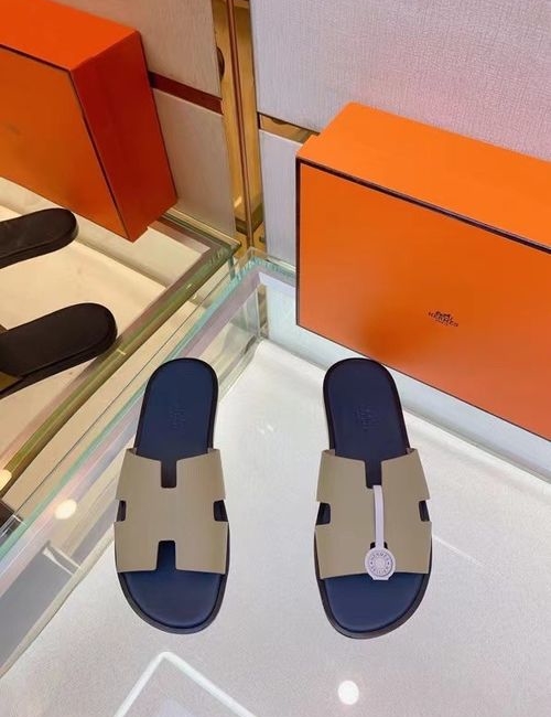 Hermes Classic H Leather Sandals