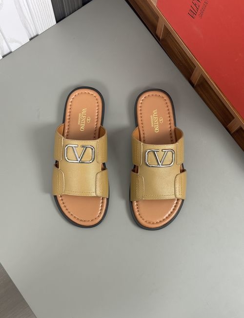 Valentino Leather Sole Slippers From Valentino Series