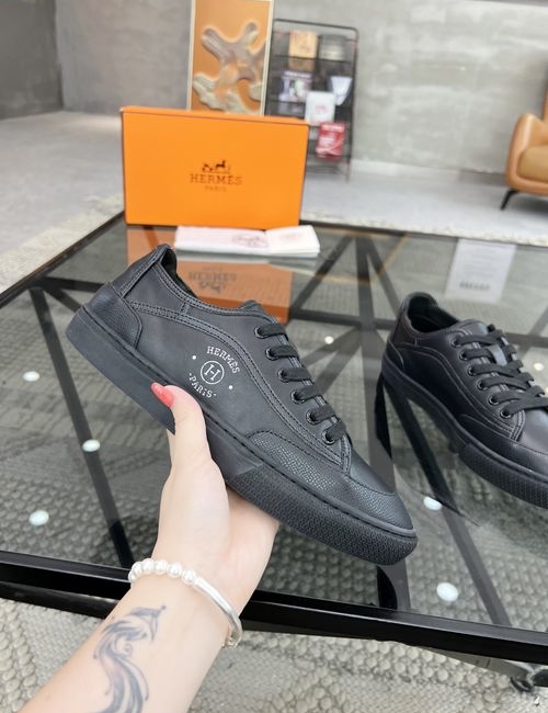 Hermes Premium Leather Casual Shoes
