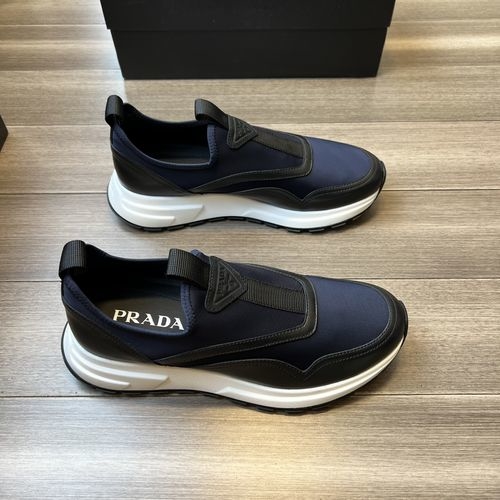 Prada Napa Leather Casual Sneakers