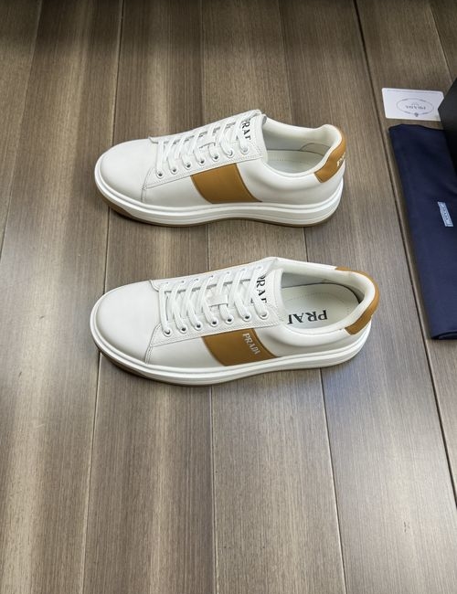 Prada Premium Casual Sneakers Cow Leather Upper
