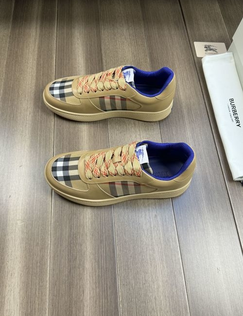 Burberry Napa Calfskin Cloth Sneakers With TPR Sole