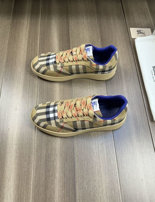 Burberry Patterned Fabric Casual Sneakers
