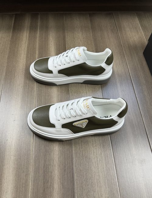 Prada Premium Nappa Leather Sneakers With TPU Sole