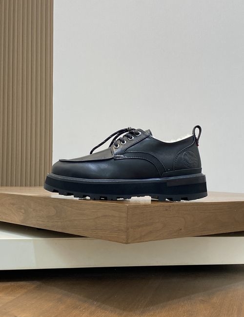 Moncler Cowhide Upper Casual High-top Sneakers