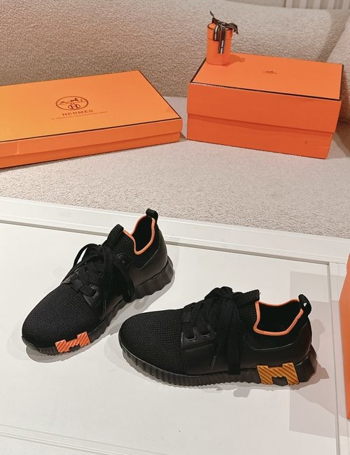 Hermes H Logo Casual Chunky Sneakers