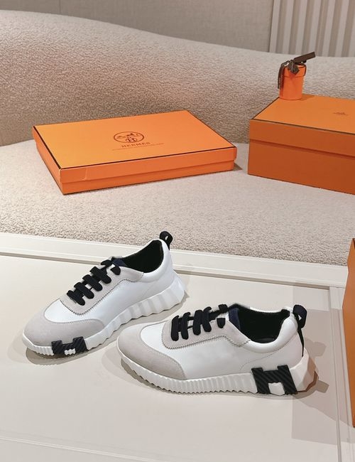 Hermes H Logo Casual Chunky Sneakers
