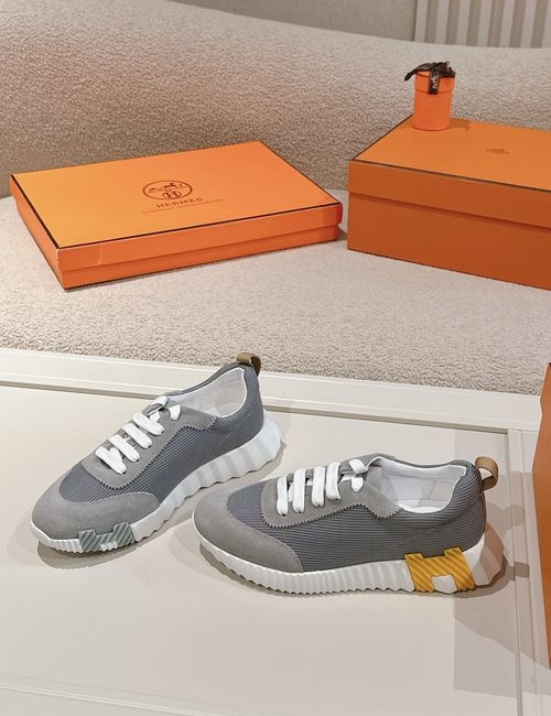Hermes H Logo Casual Chunky Sneakers