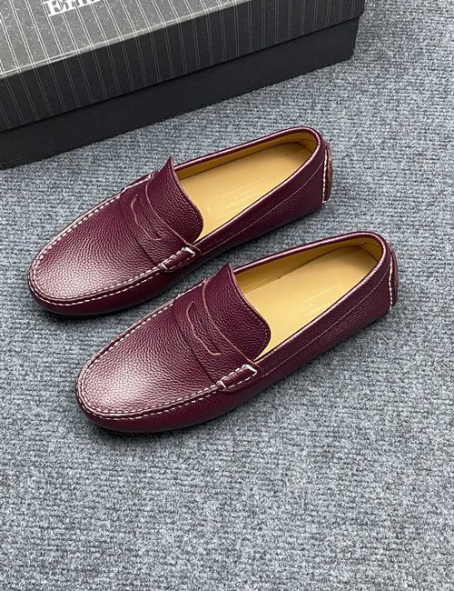 Zegna Genuine Leather Casual Comfortable Sneakers