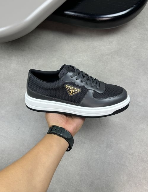 Prada Patent Leather Casual Sneakers
