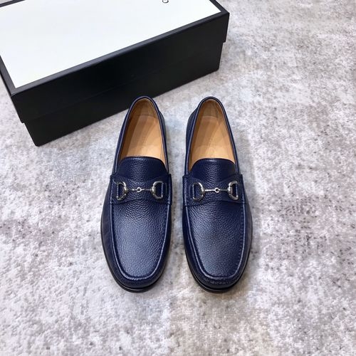 Gucci Classic Cowhide Leather Casual Shoes