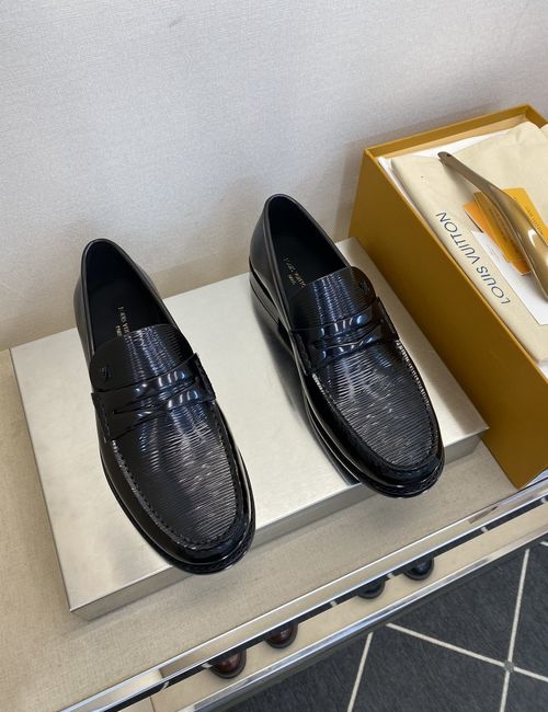 Louis Vuitton LV Calfskin Leather Sole Dress Shoes