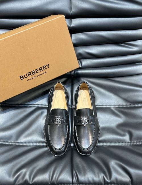 Burberry Top Quality Calfskin Leather Sole Shoes
