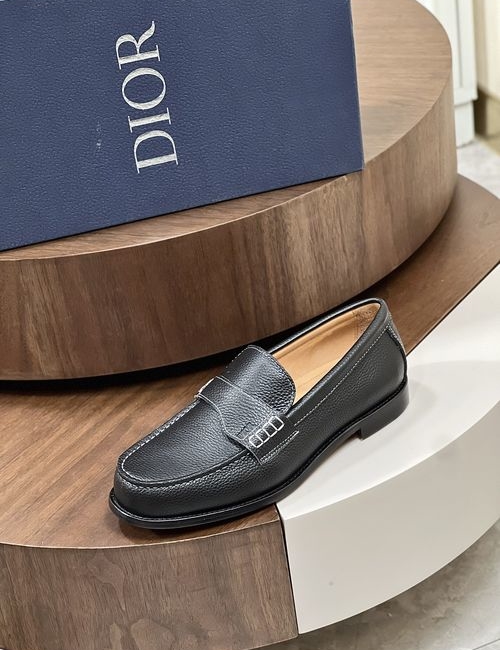 Christian Dior CD Granville Loafer Leather Dress Shoes